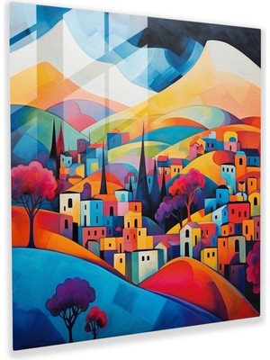 Popcas Anadolu Cam Tablo Baskı - Anadolu Cam Tablo Duvar Dekorasyonu Ev Dekorasyonu