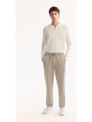 AVVA Erkek Taş Beli Lastikli Bağcıklı Kolay Ütülenen Jogger Relaxed Fit Pantolon A52Y3041