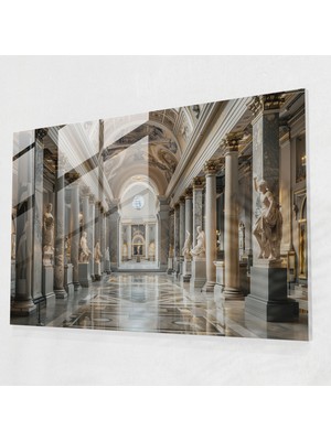 Popcas Klasik Cam Sanatı Modern Sanat - Klasik Sanat Modern Sanat Büyük Çaplı Cam Tablo