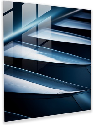 Popcas Uçak Cam Duvar Sanatı - Sanat Fotoğrafı - Duvar Dekorasyonu Modern Sanat - Cam Tablo