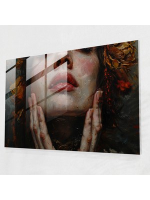 Popcas Barok Tarzı Resim Duvar Dekorasyonu - Zarif Zengin Dokular - Kanvas Tablo