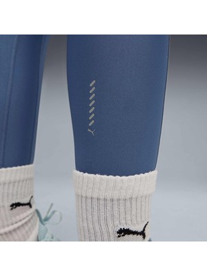 Puma Kadın W RUN VELOCITY FL TIGHT Petrol Tayt XS Normal Bel ile Yüksek Konfor Sağlar