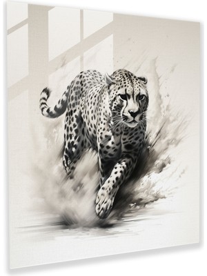 Popcas Cheetah Cam Tablo - Cheetah Cam Duvar Sanatı Güç