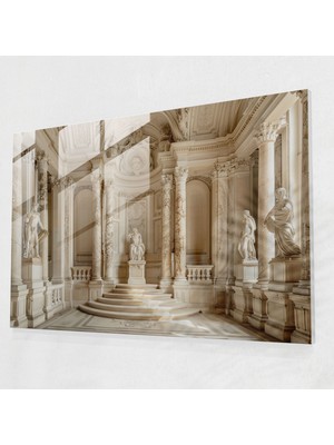 Popcas Klasik Modern Sanat: Barok Mimarlık - Klasik Modern Sanat Cam Tablo Cam Sanatı