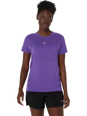 Asics Road Seamless Ss Top Kadın Mor Tshirt 2012D292-500