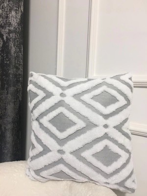 Nivemeshome Bohem Punch Grey Dekoratif Kırlent Yastık Kılıfı 44X44 cm
