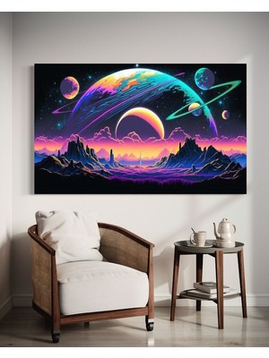 Özkacar Group Sanatsal Manzara Vı Ev Duvar Salon Güzellik Salonu Ofis Dükkan Dekarasyon Kanvas Tablo