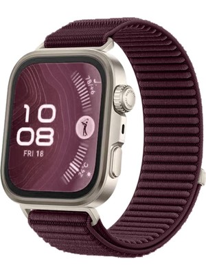 Huawei Watch Fit 4/fit 4 Pro/fit 3 Kordon Dalgalı Cırt Cırt Hasır Kordon