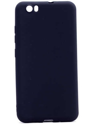 kilifone - Vestel Venüs Z10 - Kılıf Mat Soft Premier Silikon Kapak - Lacivert - T1797