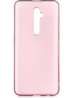 noktaks - Oppo Reno 2Z - Kılıf Mat Soft Premier Silikon Kapak - Saks Mavi - T10922