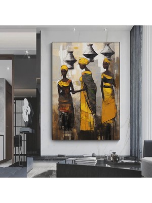 Eyfel Kulesi Kanvas Duvar Sanatı; Paris Manzarası; Fransa Yağlı Boya; Turistik Baskı