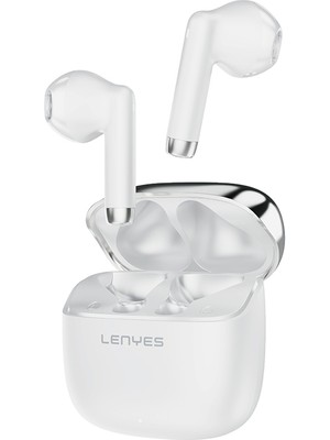 Lenyes Air 102 Tws Kulak Içi Bluetooth Kulaklık V5.4 Beyaz