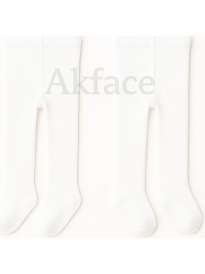 2 Adet Organik Pamuk -Terletmez- Kız ve Erkek Yenidoğan Bebek Çocuk Külotlu Çorap2