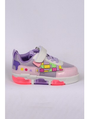 Walkway Legos Mor Bebek Işıklı Sneaker