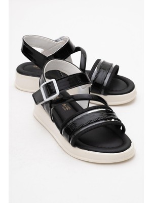 Çocuk Sandalet 26-30 Siyah