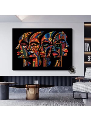 Sarı Elbiseli Kadın Tablosu; Modern Sanat; Nostaljik Araba Duvar Dekoru; Yaşlı Kadınlı Klasik Araba