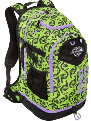 Mad Wave Sırt Çantası Lane Lime Desenli 45LT