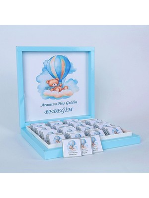 Isme Özel Isimli Tasarım Erkek Bebek Çikolatası (Elit Çikolata) Doğum,doğum Günü,mevlid Hediyelik