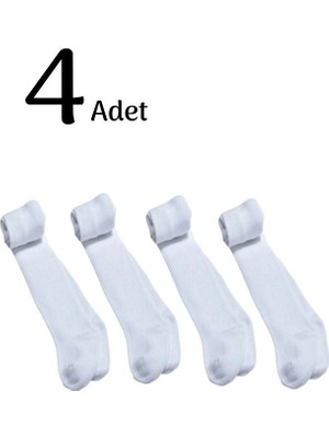4 Adet Organik Pamuk -Terletmez- Kız ve Erkek Yenidoğan Bebek Çocuk Külotlu Çorap