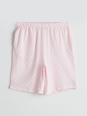 Lc Waikiki Yeni Sezon Beli Lastikli Puantiyeli Kadin Sort Pijama Alti - S5GT19Z8