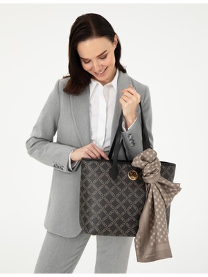 Pierre Cardin Kadın Kahverengi Ipek Şal 50307747-VR029