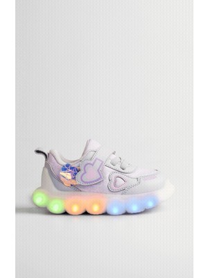 Vicco Süse Kız Çocuk Gümüş Işıklı Phylon Ayakkabı