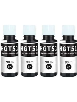 Hp Smart Tank 515 (1TJ09A) Yazıcı Uyumlu 90 ml Muadil Mürekkep Seti GT-51XL/GT51XL/GT51