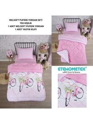 Ete Hometex Tek Kişilik Lüx Welsoft Yorgan Seti