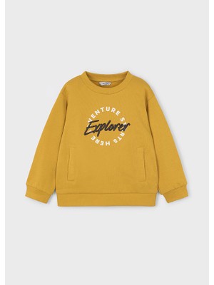 4408 Mayoral Mostaza Erkek Çocuk Sweatshirt