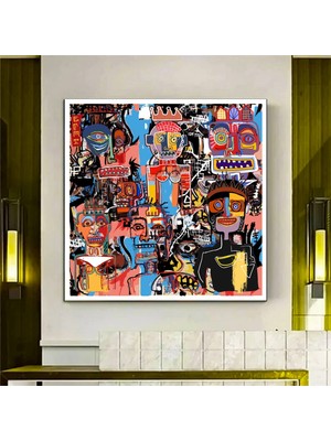 Komik Eşek Tablosu; Gülümseyen Eşek Duvar Asması; Renkli Eşek Kanvas Baskısı – Eğlenceli ve Canlı Ha