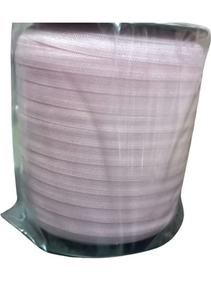 Çamaşır Lastiği Düz 1 cm  75 Metre 1 Top Açık Pembe