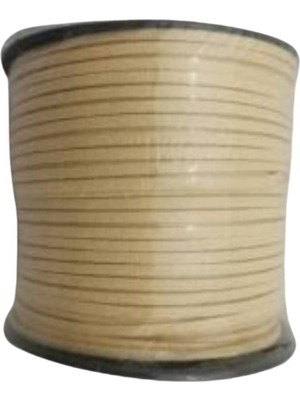 Güderi Ip 1 mm Krem 10 Metre