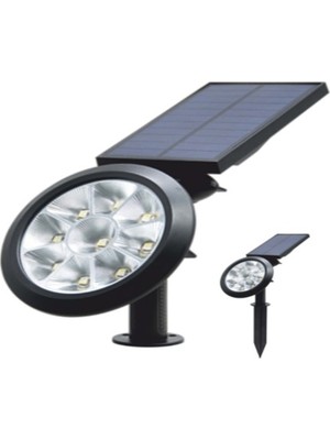 CT-7320 18W Solar Bahçe Armatürü Amber