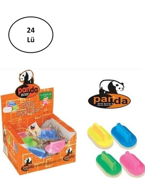 Panda Tahta Silgisi Keçeli Küçük 24'lü