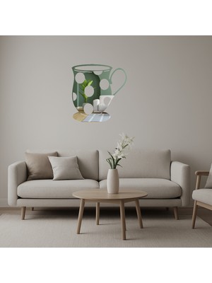Çay Fincanı  Aynalı Tablo - AKMONL9527-5283