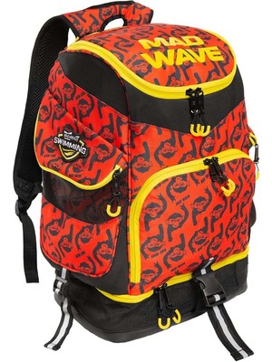 Mad Wave Sırt Çantası Mad Team Kırmız Desenli 45LT