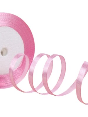 Saten Kurdele 3 mm Pembe 70 Metre