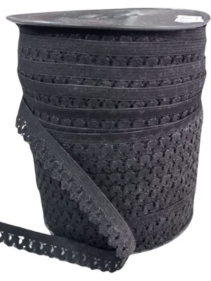 Çamaşır Askısı Şerit En 1 cm Siyah 5 Metre