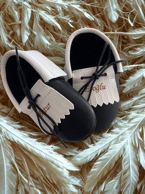 Bebeğinize Özel Laci - Beyaz Bebek Ayakkabı