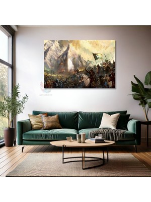 Kanvas Tablo Yüksek Kaliteli Kanvas Duvar Tablosu Middle Earth Yeni Ev Hediyesi Ev Dekorasyon