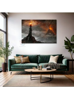Kanvas Tablo Yüksek Kaliteli Kanvas Duvar Tablosu Mordor Lotr Yeni Ev Hediyesi Ev Dekorasyon