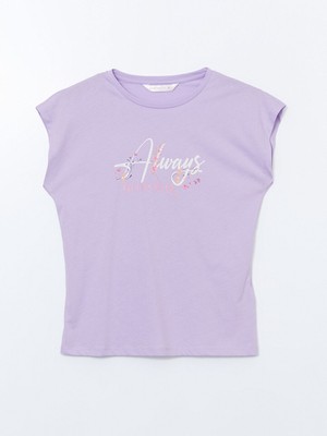 Lc Waikiki Yeni Sezon Bisiklet Yaka Baskili Kadin Pijama Ustu - S5GS63Z8