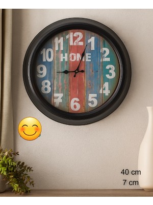 Duvar Saati 40  cm Metal