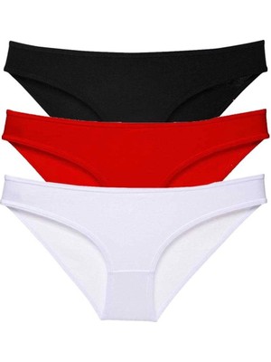 3 Adet Süper Eko Set Likralı Kadın Slip Külot 535