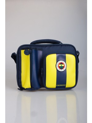 Yeni Sezon Lisanslı Fenerbahçe 3 Bölmeli Çubuklu Beslenme Çantası "dekomus Cep Defteri Hediyeli"