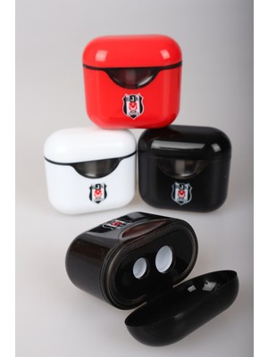 "dekomus Cep Defteri Hediyeli" Lisanslı Beşiktaş "tekli" Çift Bıçaklı Pods/kulaklık Tasarımlı Kalemtraş