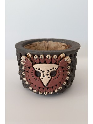 El Yapımı Seramik Saksı