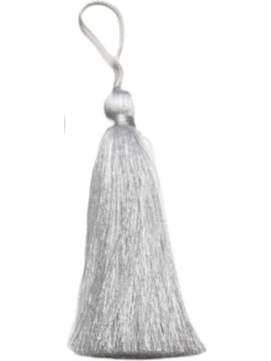 Püskül Tekli 10 cm 1 Adet Beyaz