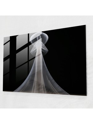 Popcas Esoterizm Cam Tablo - Kutsal Yükseliş - Illuminati Minimalist Heykel Huzurlu Eterik Özellikler