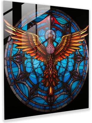 Popcas Hermes Cam Tablo - Hermes Cam Mozaik Tasarımı Cam Duvar Sanatı Cam Sanatı